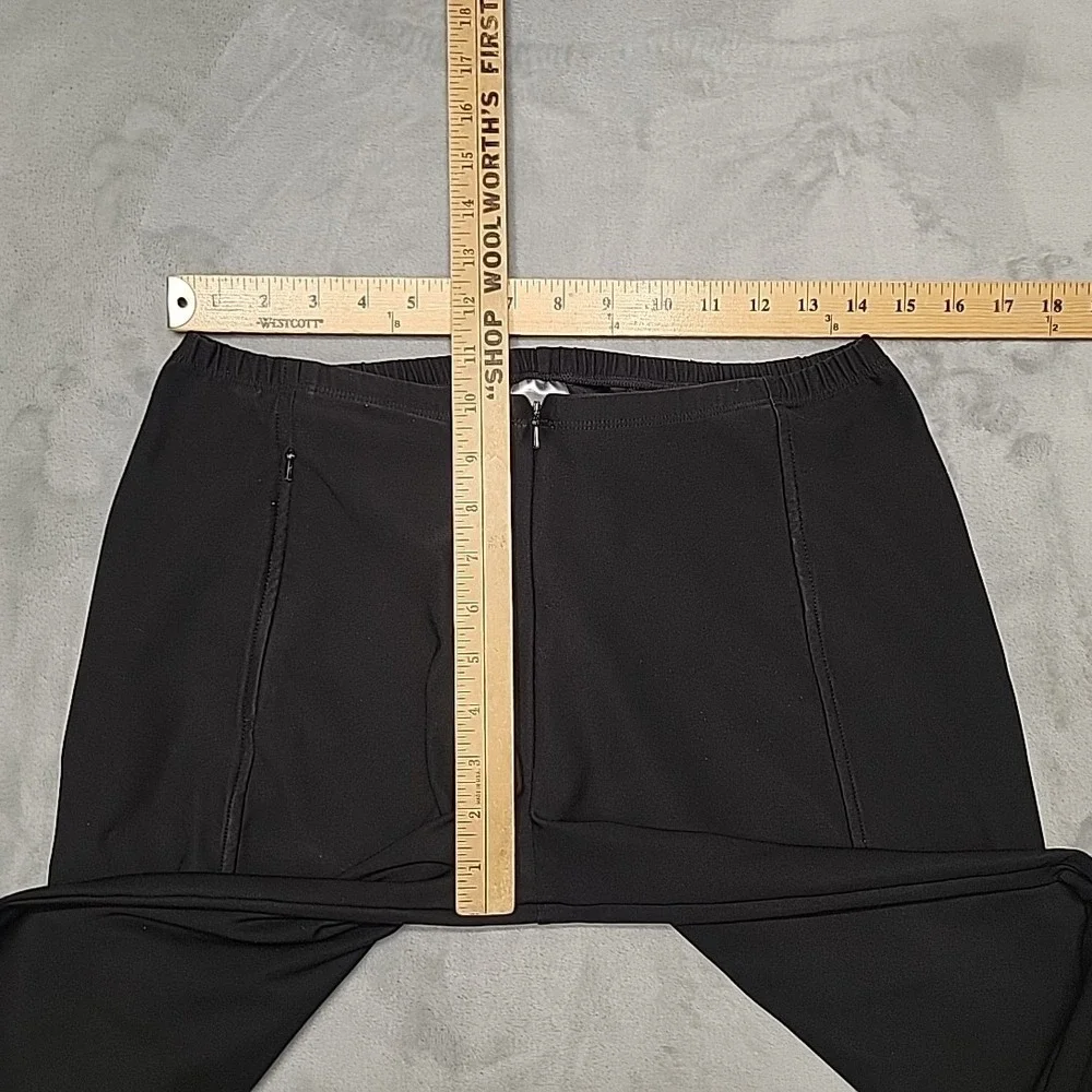 VTG Nike Pants Womens S Black Dri-Fit Running Athletic Yoga Gym Workout Track